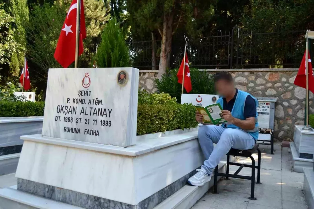Bursa Denetimli Serbestlik Müdürlüğü'nden şehitler ve gazilere vefa ziyareti
