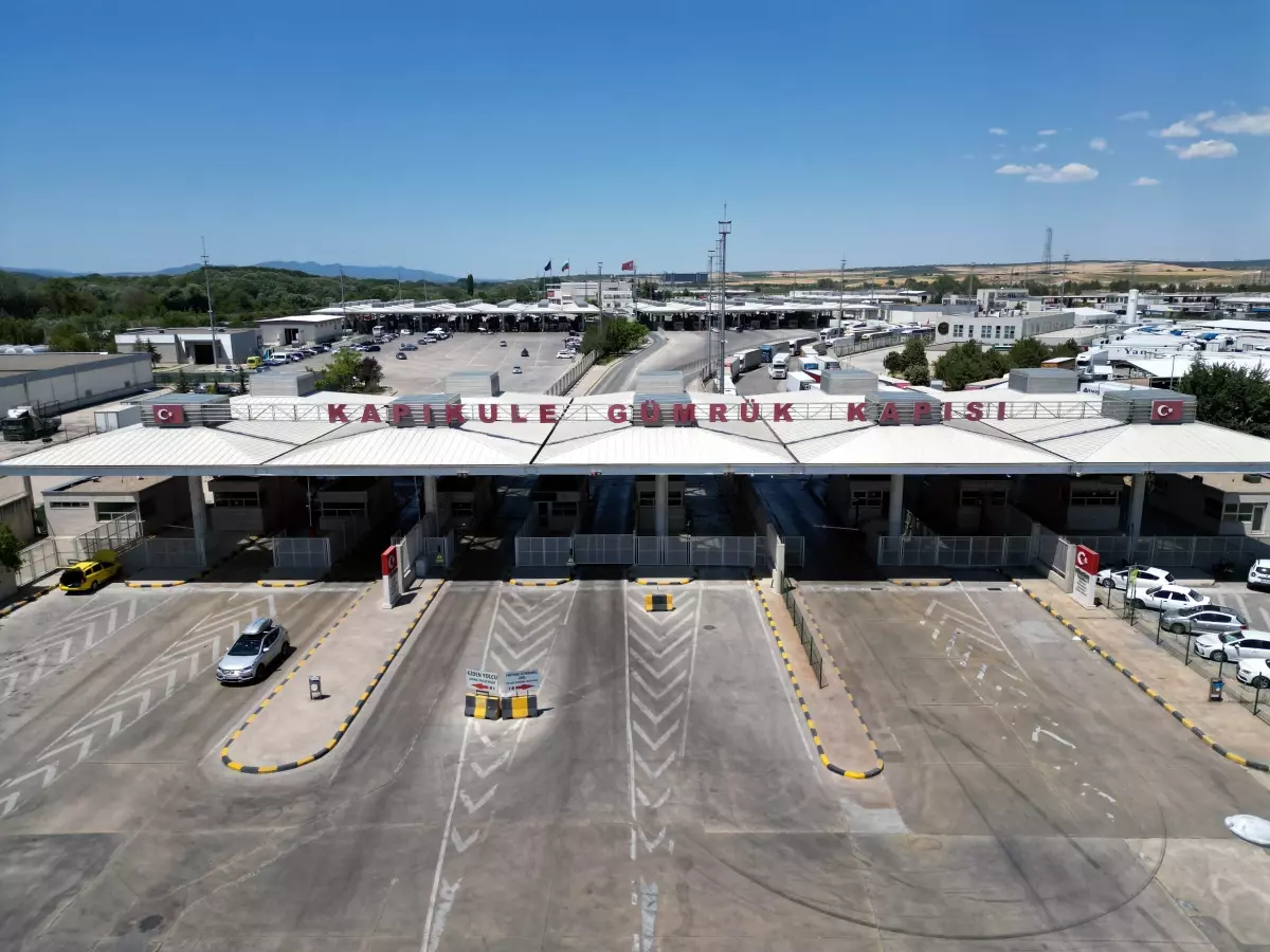 Edirne Sınır Kapılarında Tarihi Rekor Kırıldı