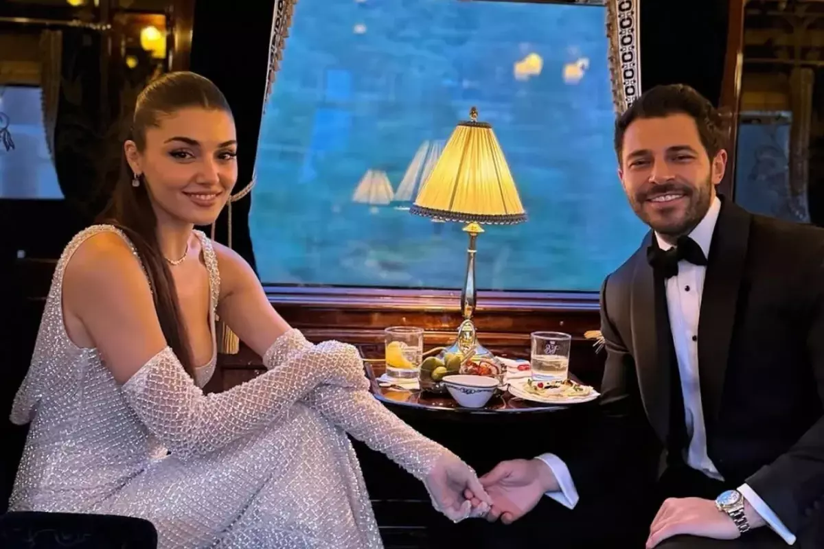 Hakan Sabancı'nın paylaştığı karede Hande Erçel'in doğallığı öne çıktı