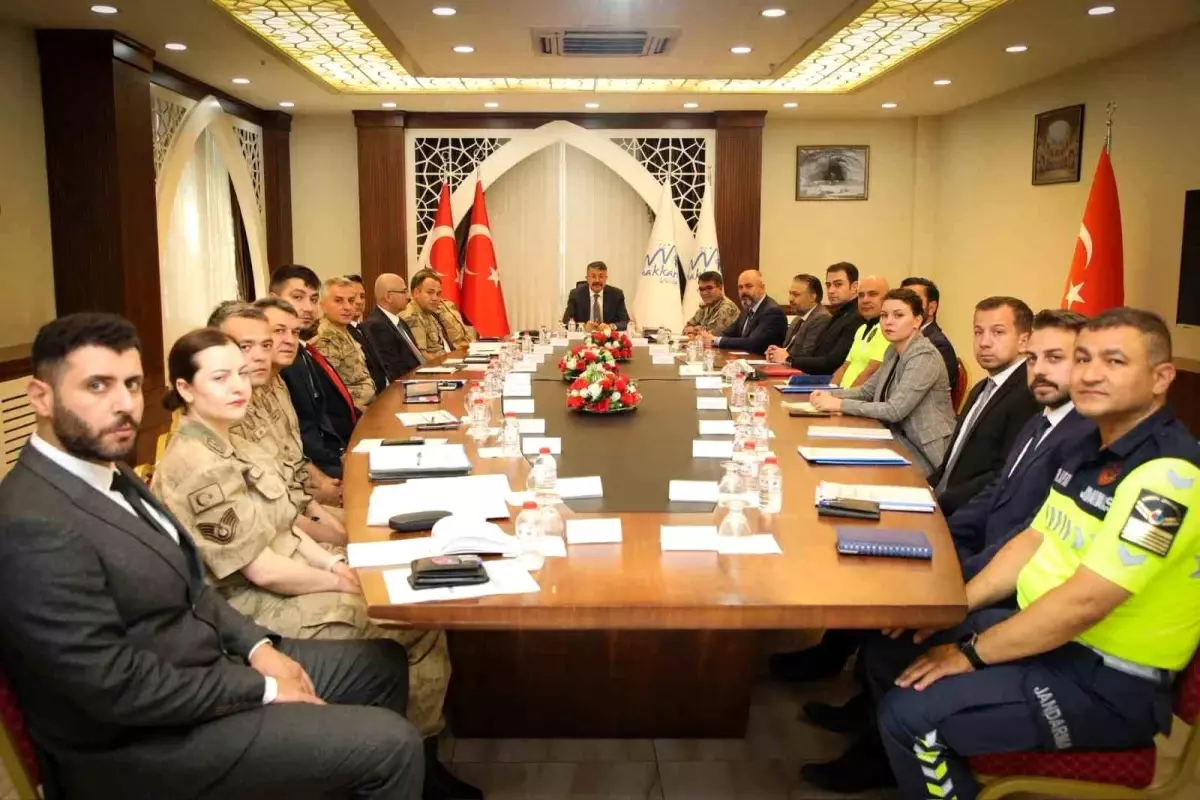 Hakkari'de Asayiş Toplantısı: Suç Oranlarında Önemli Düşüş