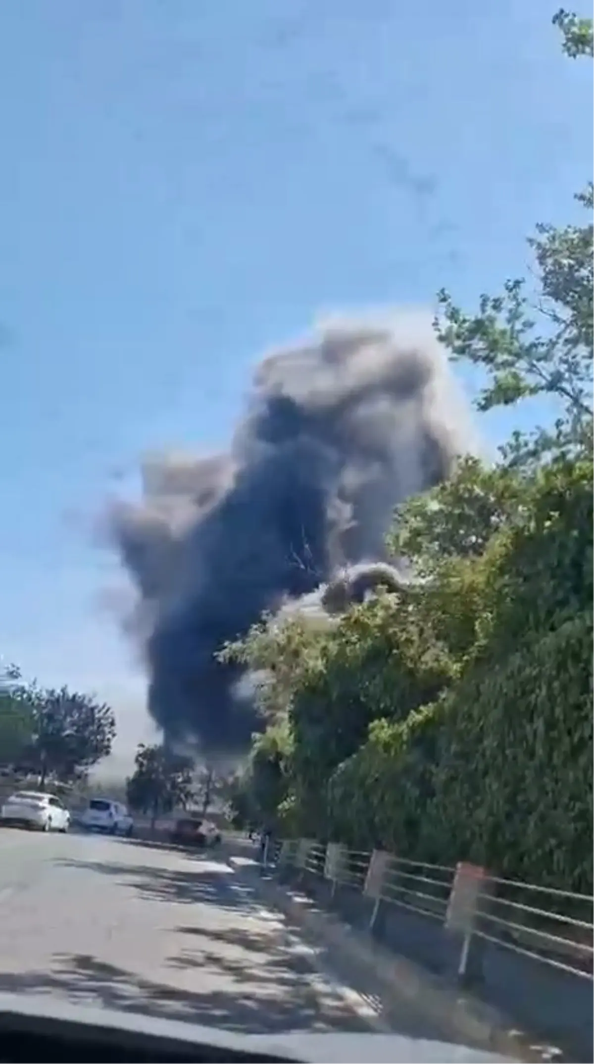 Pendik'teki İSKİ Arıtma Tesisinde Yangın Çıktı