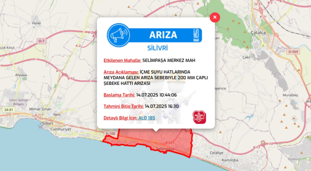 İstanbul SİLİVRİ su kesintisi! 14-15 Temmuz İSKİ Silivri su kesintisi ne zaman bitecek, sular ne zaman gelecek? İstanbul SİLİVRİ su kesintisi! 14-15 Temmuz İSKİ Silivri su kesintisi ne zaman bitecek, sular ne zaman gelecek?