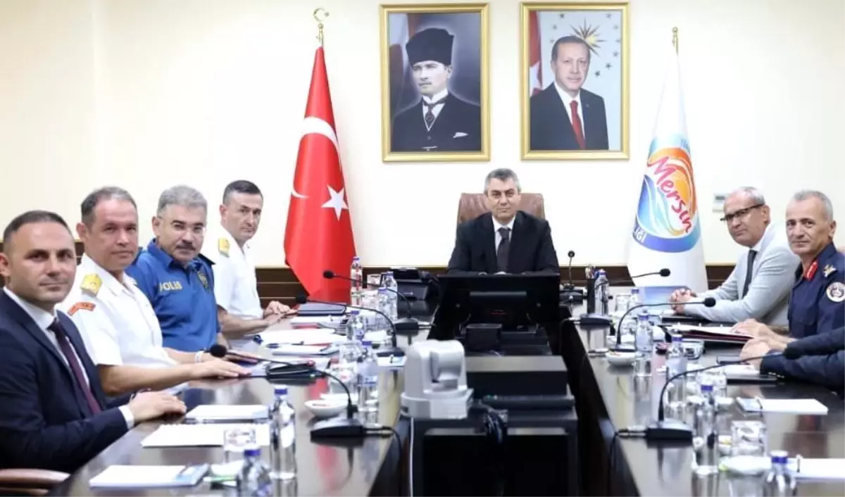 Mersin'de Güvenlik ve Asayiş Toplantısı