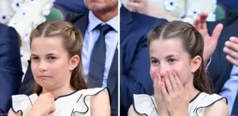 Prenses Charlotte Wimbledon finalinde sempatik hareketleri ile herkesi büyüledi