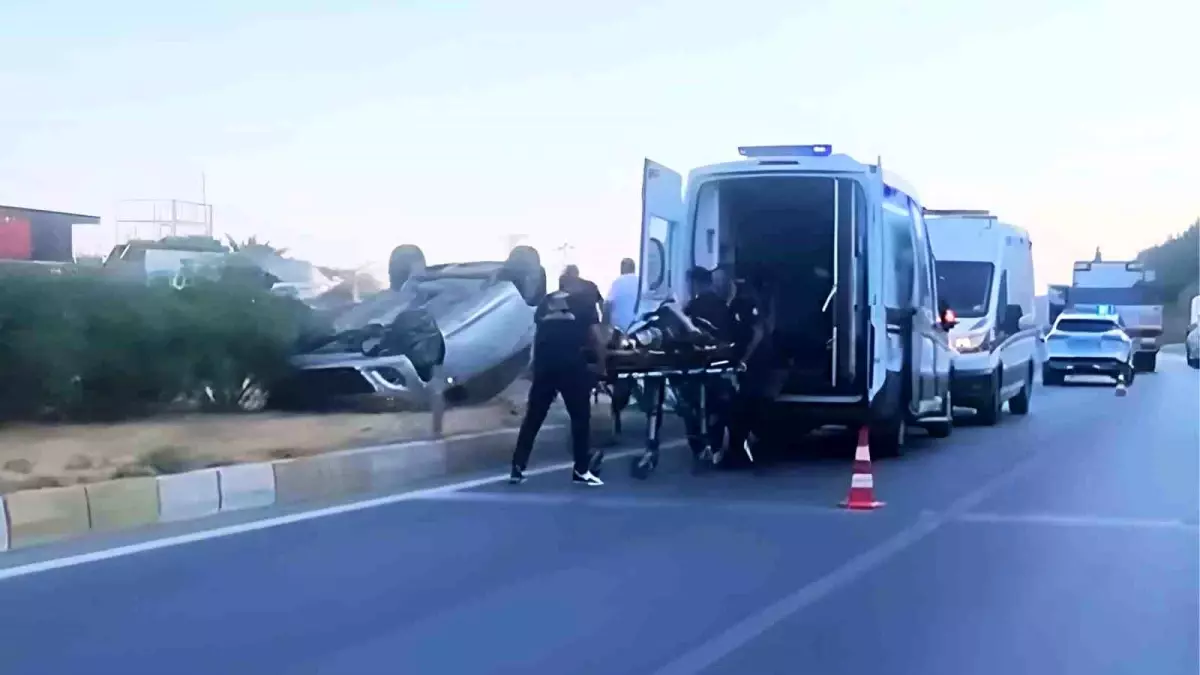 Aydın'da Otomobil Takla Attı: 3 Yaralı