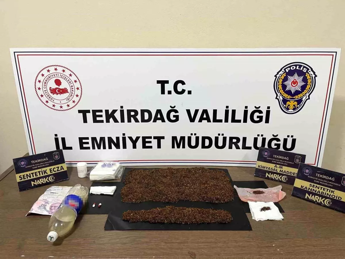 Tekirdağ'da Uyuşturucu Operasyonu: 3 Tutuklama