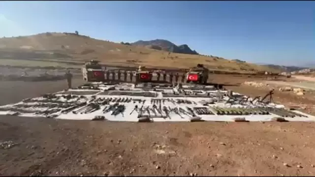 Turkish Armed Forces found a cave 1,800 meters long with 33 rooms! Here are the items found inside