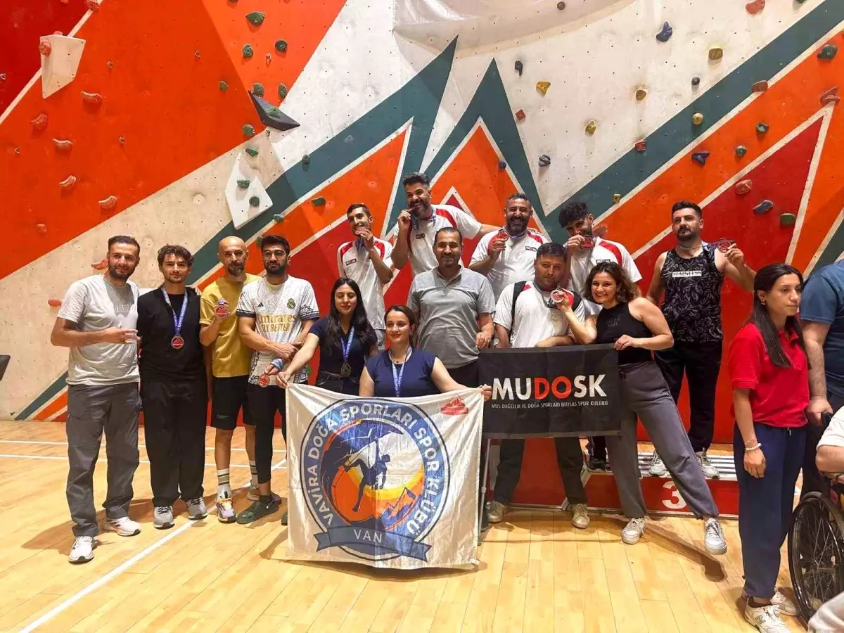 Türkiye'nin İlk Para Tırmanış Şampiyonası Muş'ta Gerçekleşti