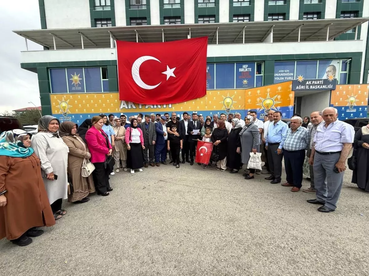 AK Parti Ağrı İl Başkanı Yıldız; 'Terörsüz Türkiye hedefiyle yeni bir döneme giriyoruz'