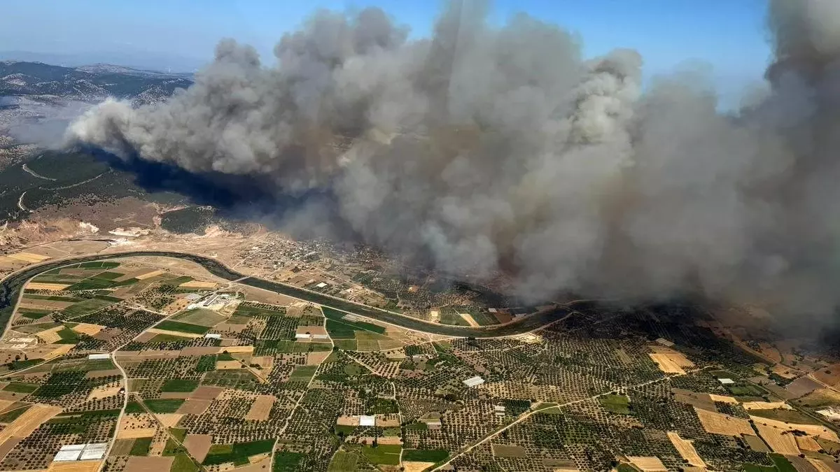 Çanakkale'de Orman Yangını: Yerleşim Yerlerine Sıçradı
