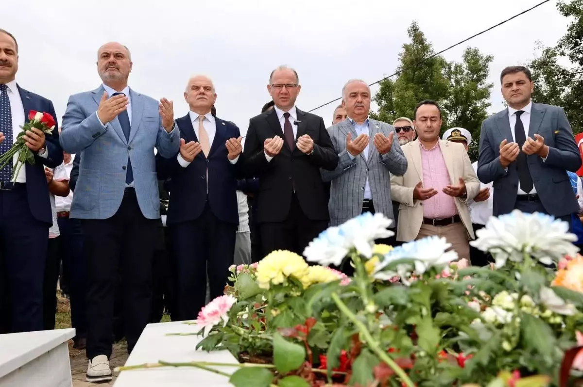 Giresun'da 15 Temmuz Şehidi İsmail Kefal, Kabri başında anıldı