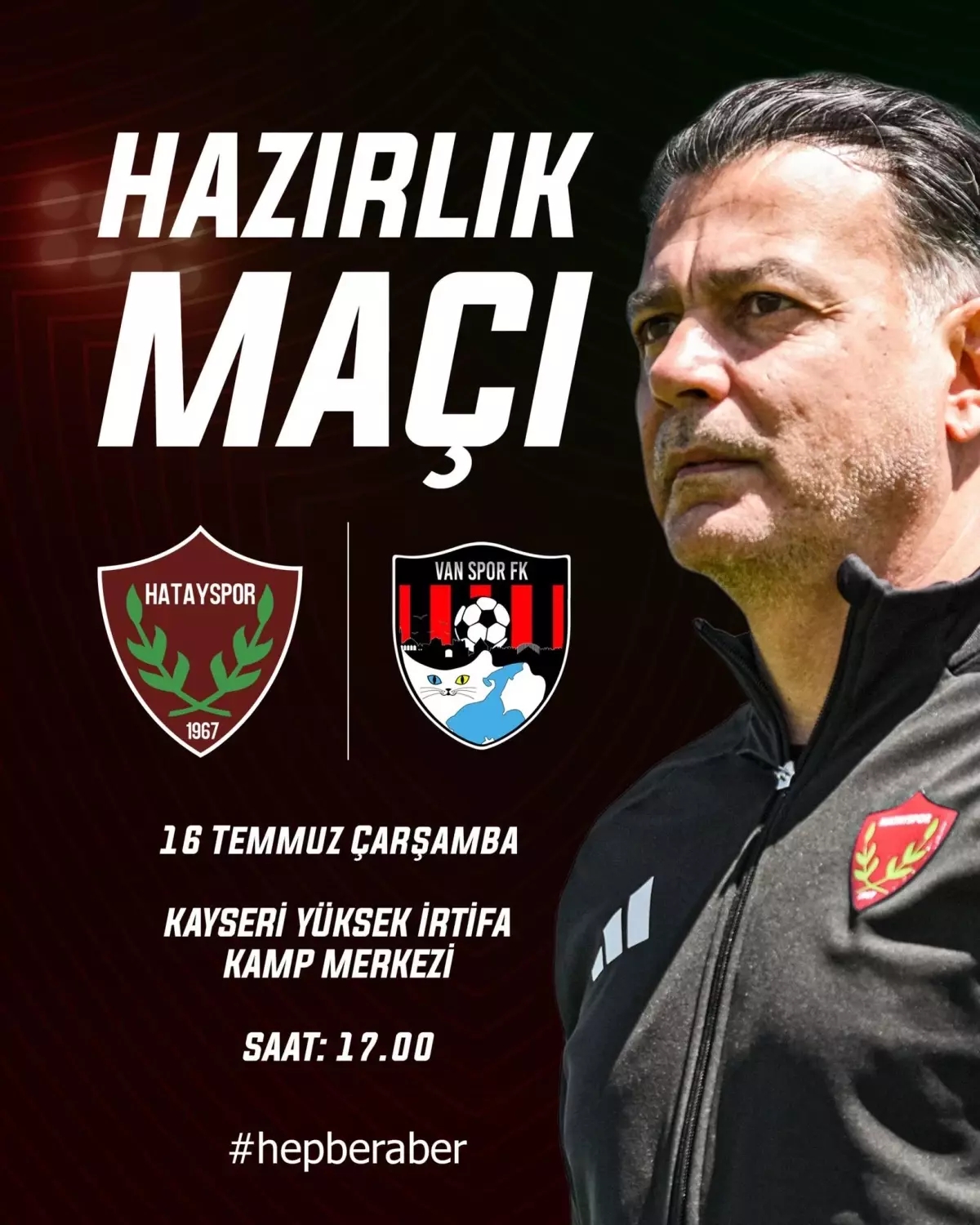 Hatayspor, Sezon Öncesi İlk Hazırlık Maçını Oynayacak