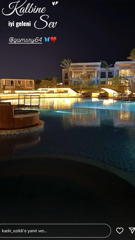 Kadir Ezildi chose a honeymoon destination after the magnificent wedding