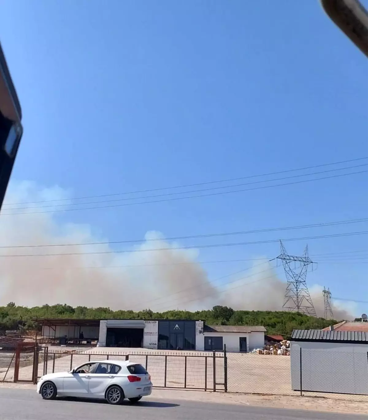 Kocaeli'nin Gebze İlçesinde Orman Yangını