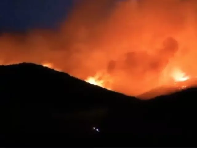 Forest fire in Konya! The flames reached Isparta