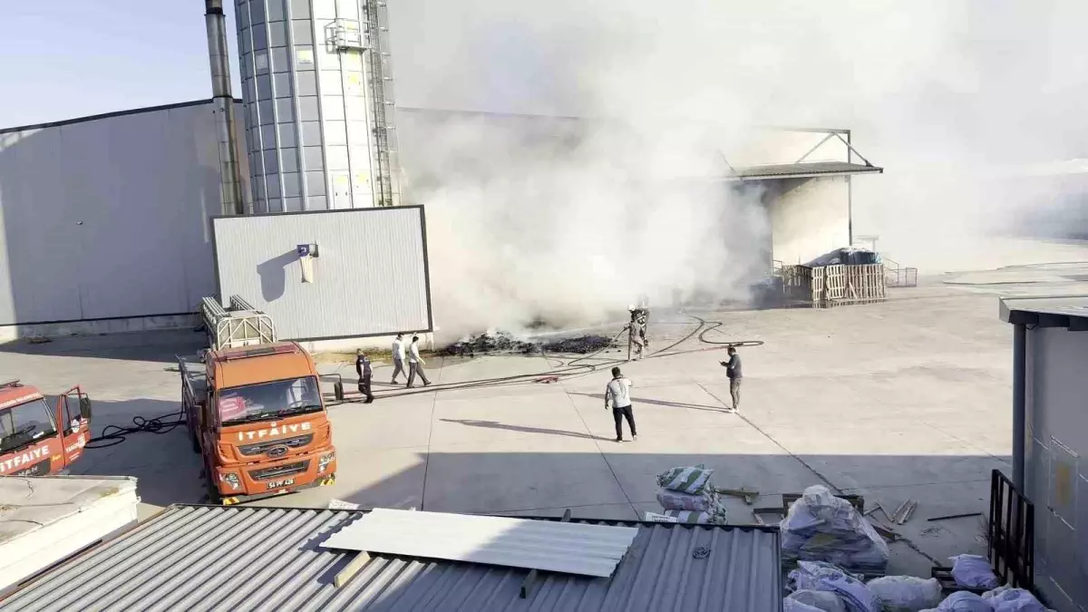 Sakarya'da Mobilya Fabrikasında Yangın