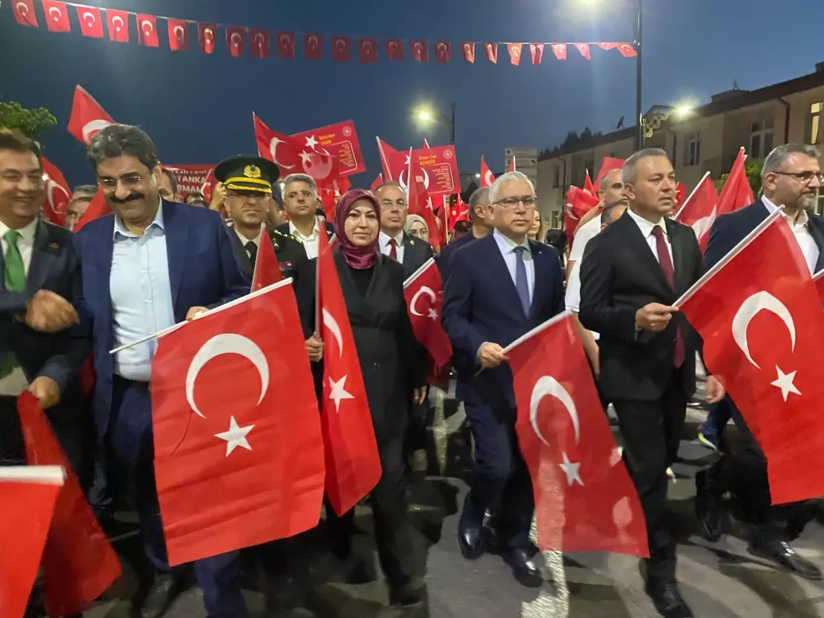 Sivas'ta 15 Temmuz Demokrasi ve Milli Birlik Günü Anma Programı