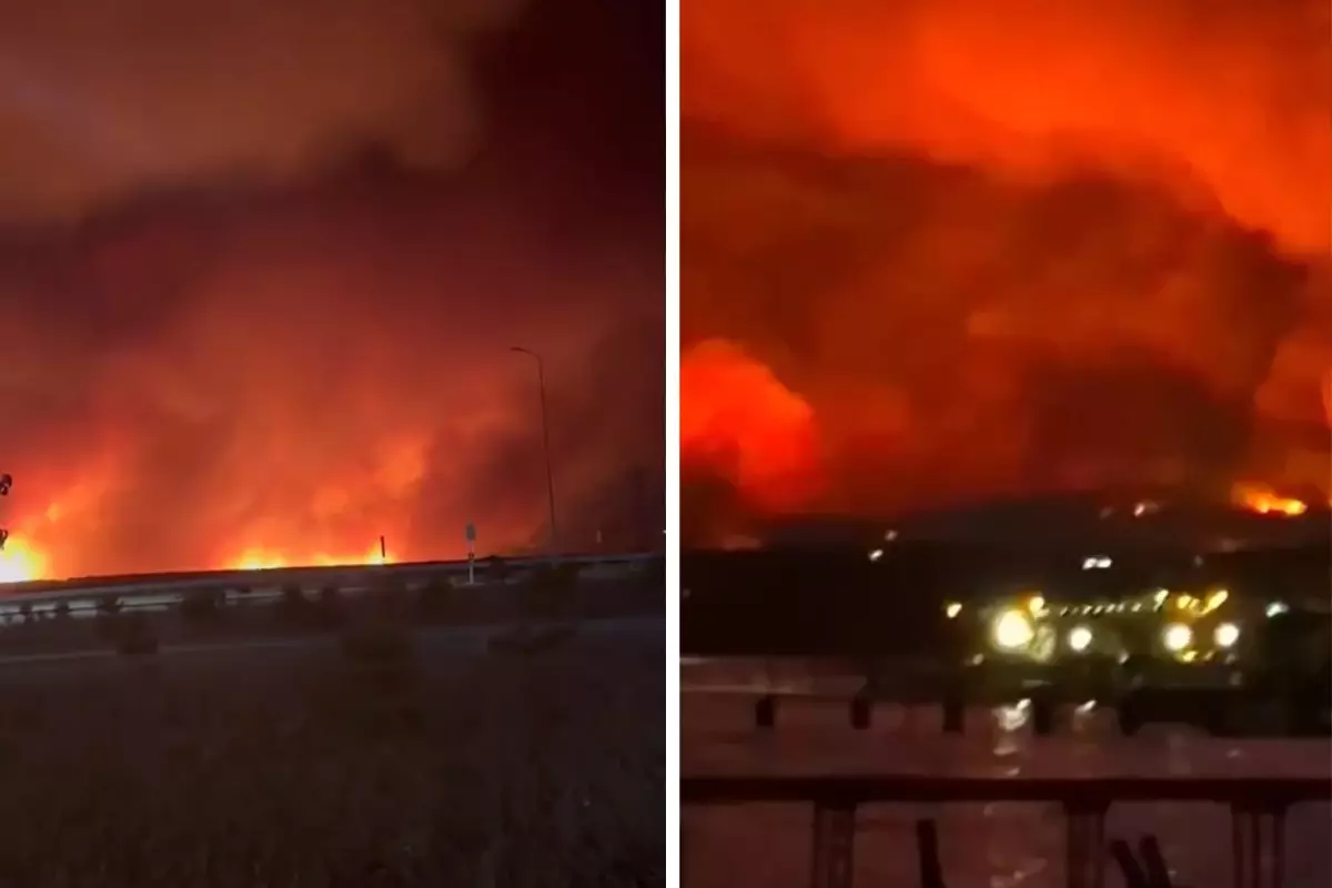 Tekirdağ alev alev! Orman yangın büyüdü, yerleşim yerlerine sıçradı