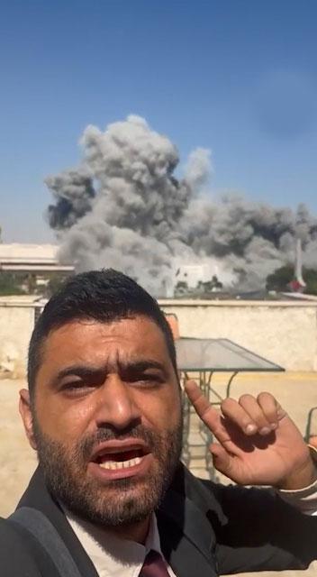 AA Damascus correspondent reported new explosions at the General Staff building while announcing