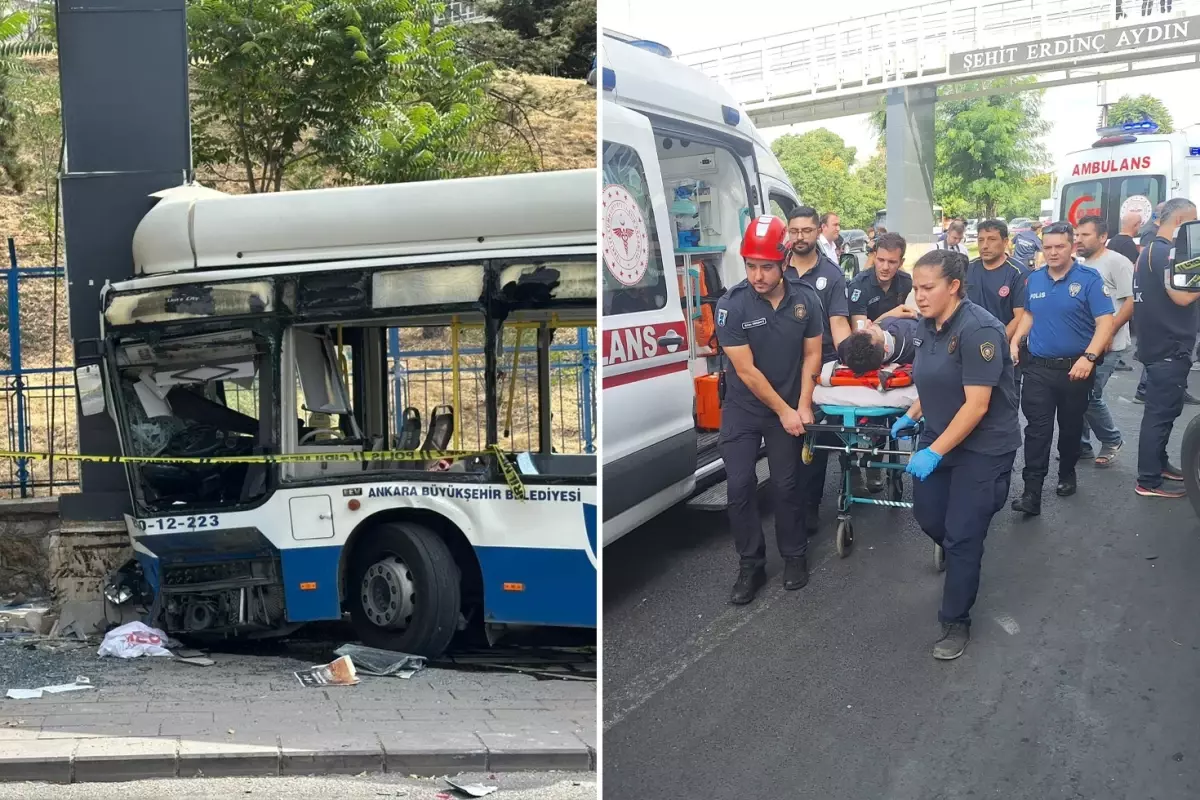 Ankara'da zincirleme kaza! 27 kişi yaralandı