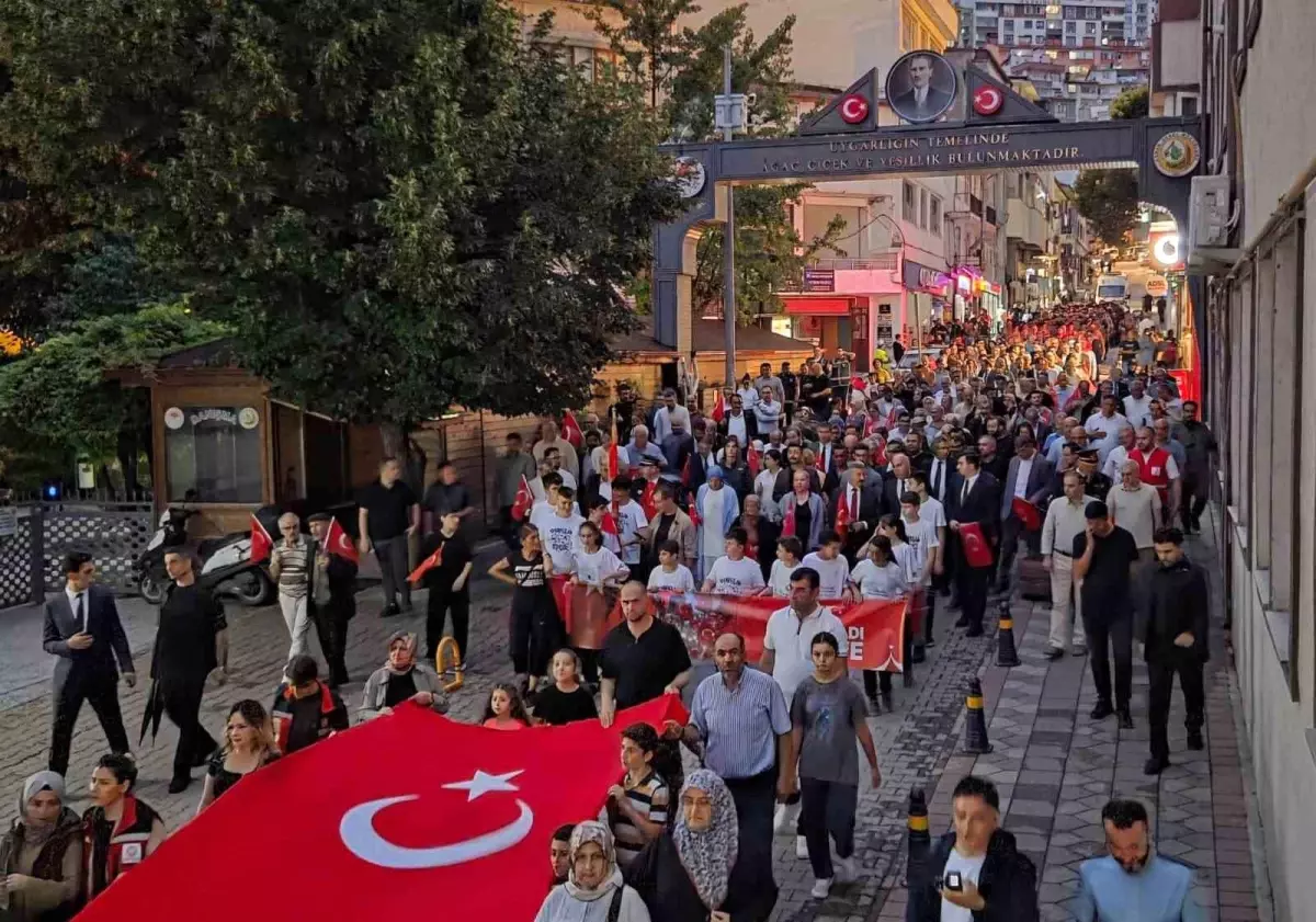 Artvin'de 15 Temmuz anma etkinlikleri düzenlendi