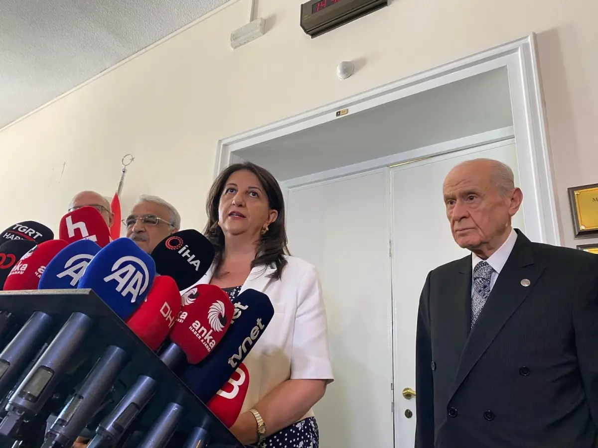 MHP Lideri Bahçeli, DEM Parti Heyetiyle Görüştü