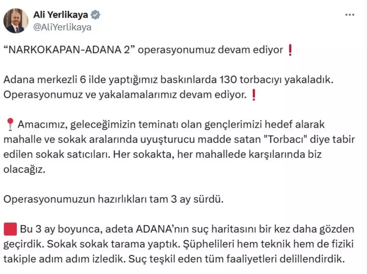 Uyuşturucu Operasyonunda 130 Torbacı Yakalandı
