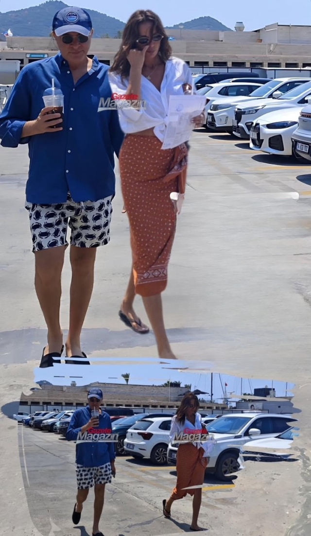 Güzide Duran, who is in the process of divorce, was caught with Fikret Orman in Bodrum