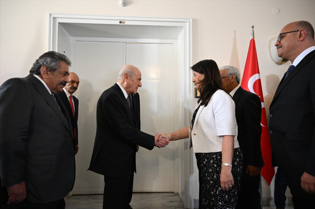 The DEM Party delegation met with the MHP leader: We listened to Bahçeli's positive views on the process