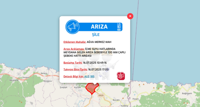 İstanbul ŞİLE su kesintisi! 16-17 Temmuz İSKİ Şile su kesintisi ne zaman bitecek, sular ne zaman gelecek?