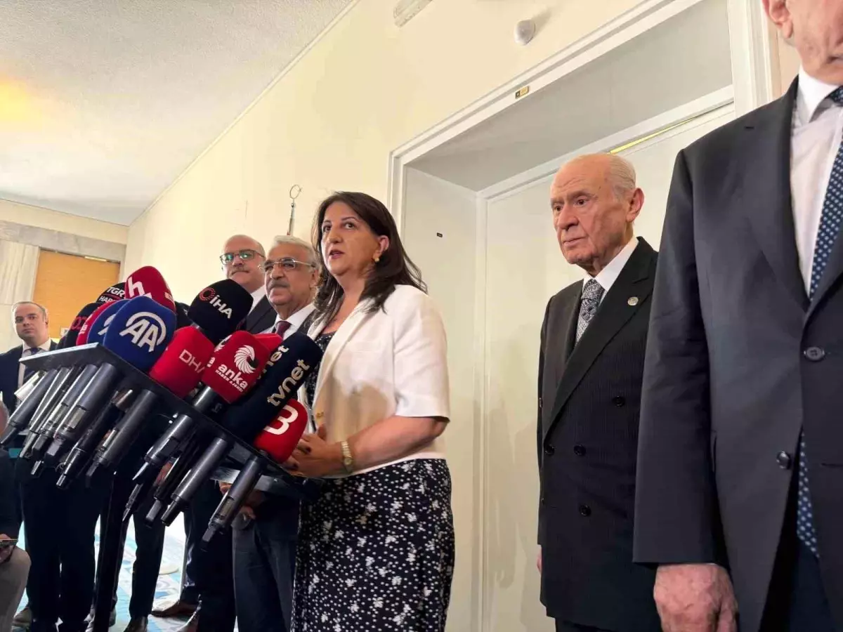 DEM Parti Heyeti MHP Genel Başkanı Bahçeli'yi Ziyaret Etti