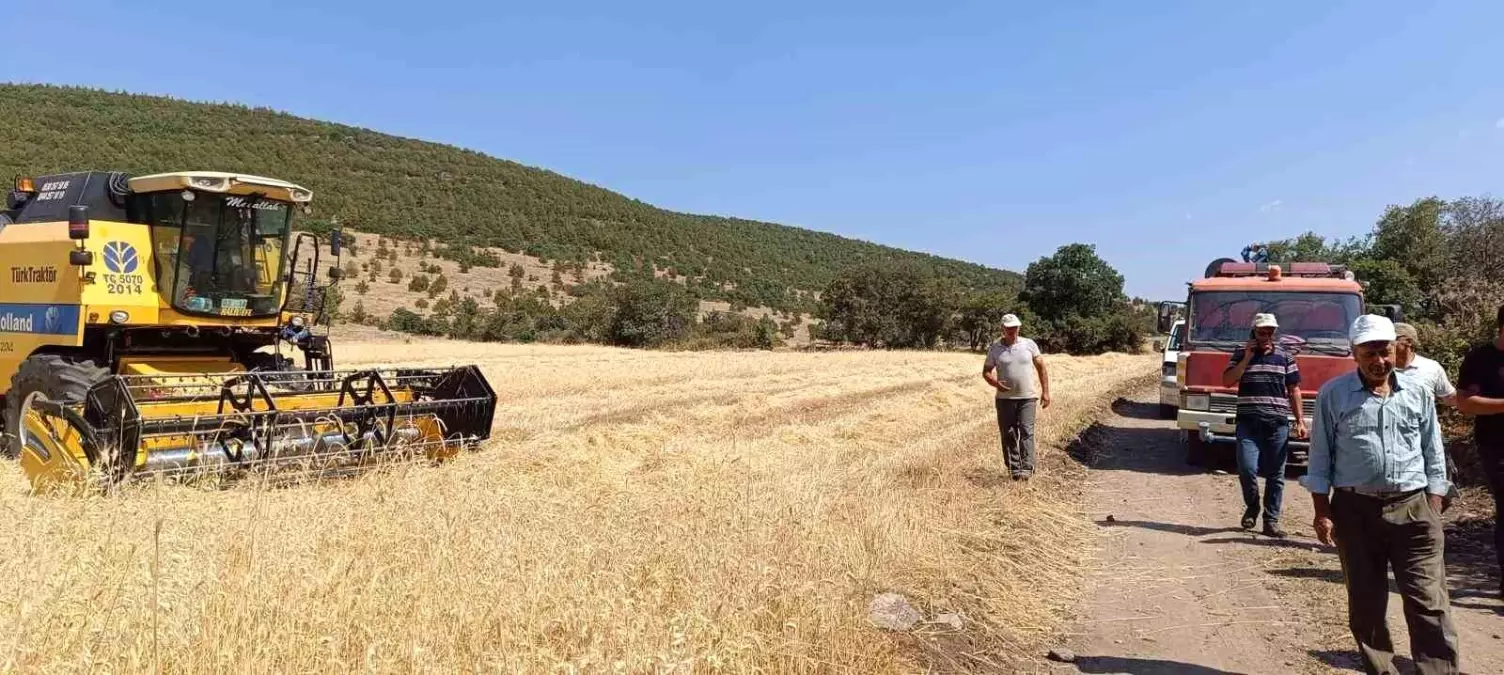 Kütahya'da Biçerdöverlere Yangın Riski Nedeniyle Kısıtlama