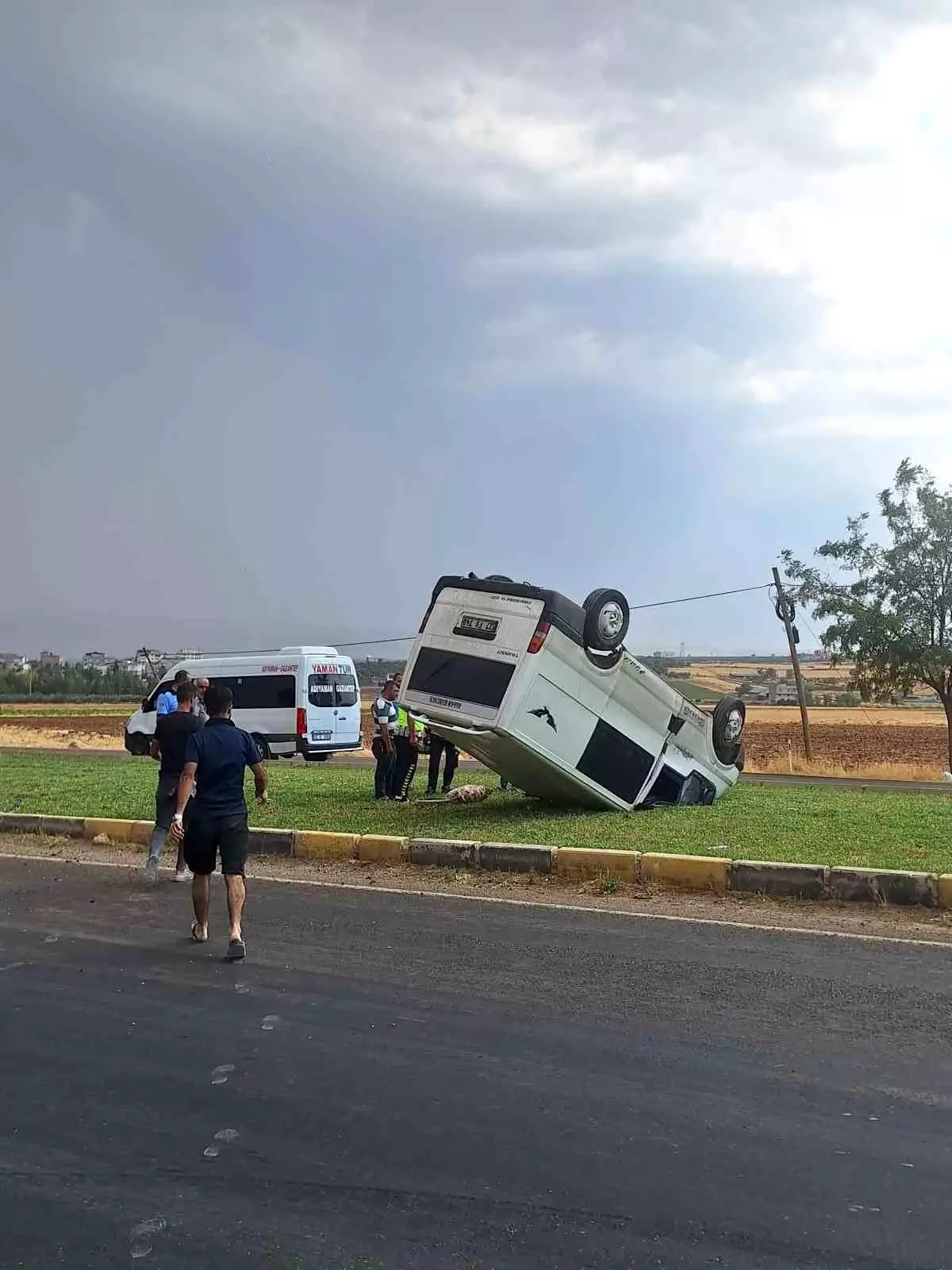 Gaziantep'te Sağanak Yağış Kazaya Neden Oldu