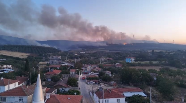 Fighting flames in Tekirdağ and Çanakkale! Villages evacuated, some hospitalized
