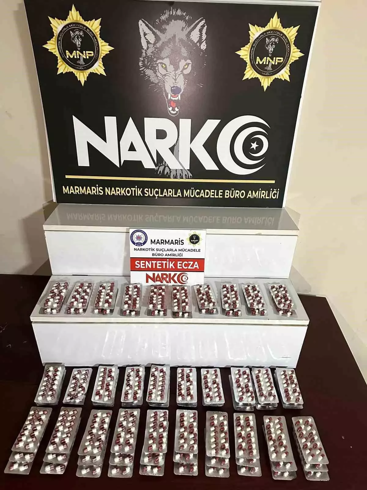 Marmaris'te Uyuşturucu Operasyonu: 1106 Adet Sentetik Ecza Ele Geçirildi