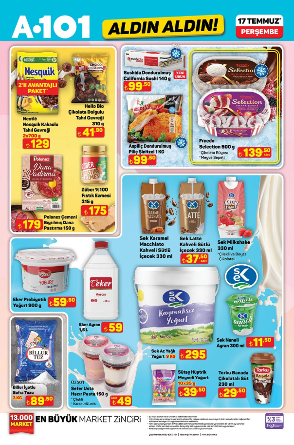 A101 AKTÜEL ÜRÜNLER KATALOĞU 17 TEMMUZ 2025 || A101 indirim afişi bu hafta ürünleri neler?