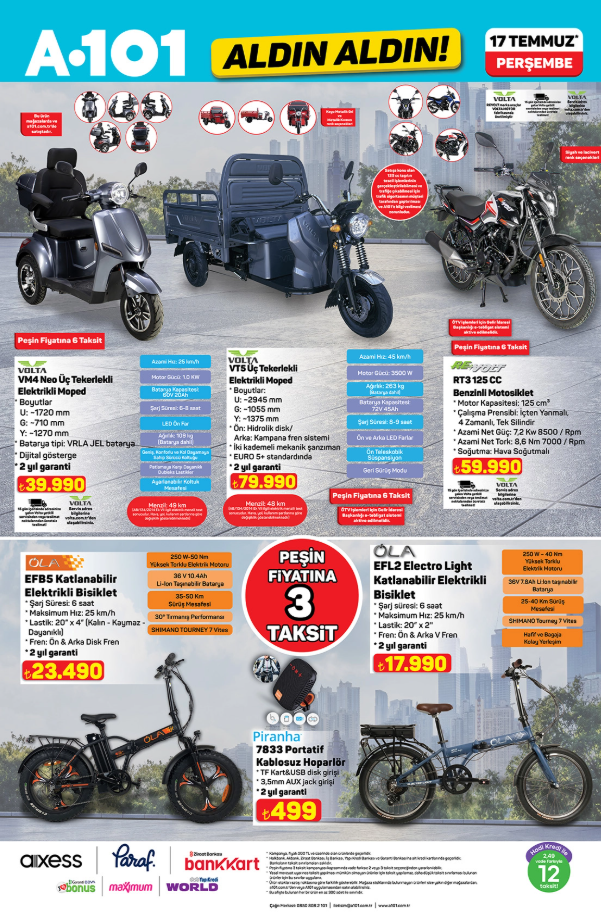 A101 AKTÜEL ÜRÜNLER KATALOĞU 17 TEMMUZ 2025 || A101 indirim afişi bu hafta ürünleri neler?