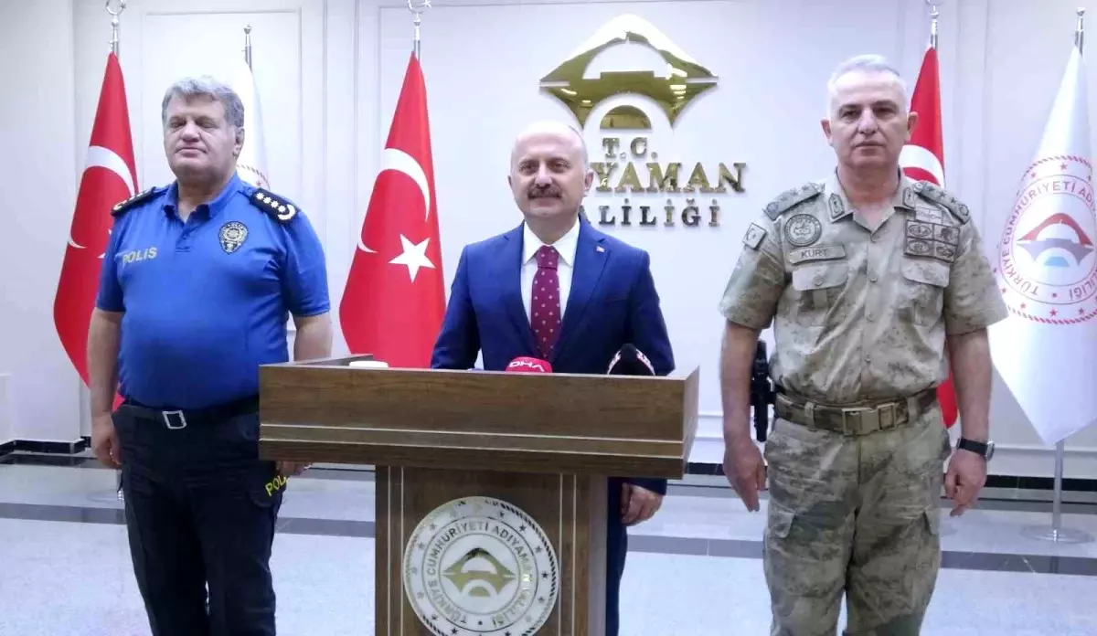 Adıyaman'da Güvenlik ve Asayiş Toplantısı Gerçekleştirildi