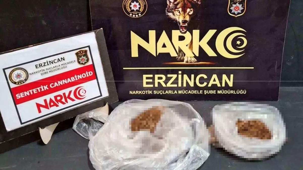 Erzincan'da Uyuşturucu Operasyonu: 56,85 Gram Bonzai Ele Geçirildi