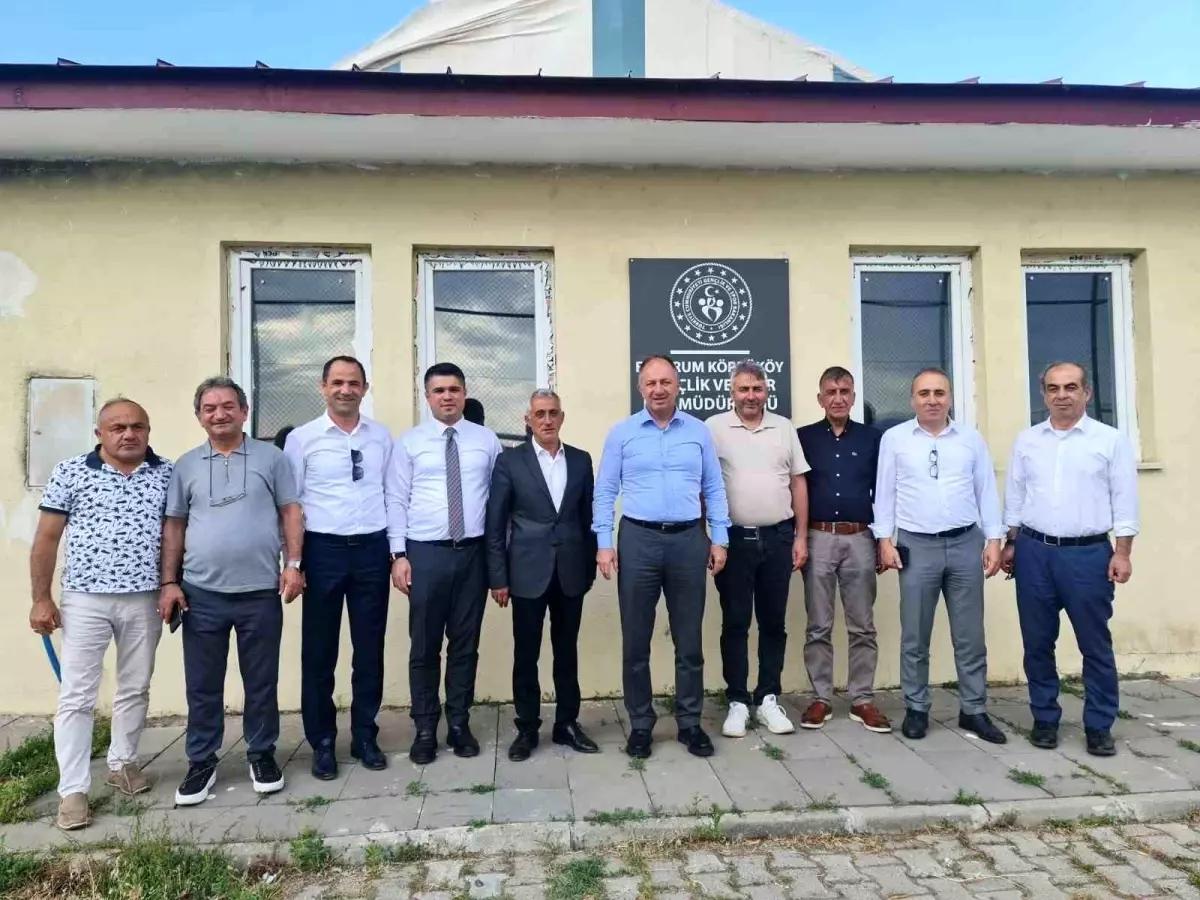 Erzurum Gençlik ve Spor İl Müdürü İlçe Ziyaretlerinde İncelemelerde Bulundu