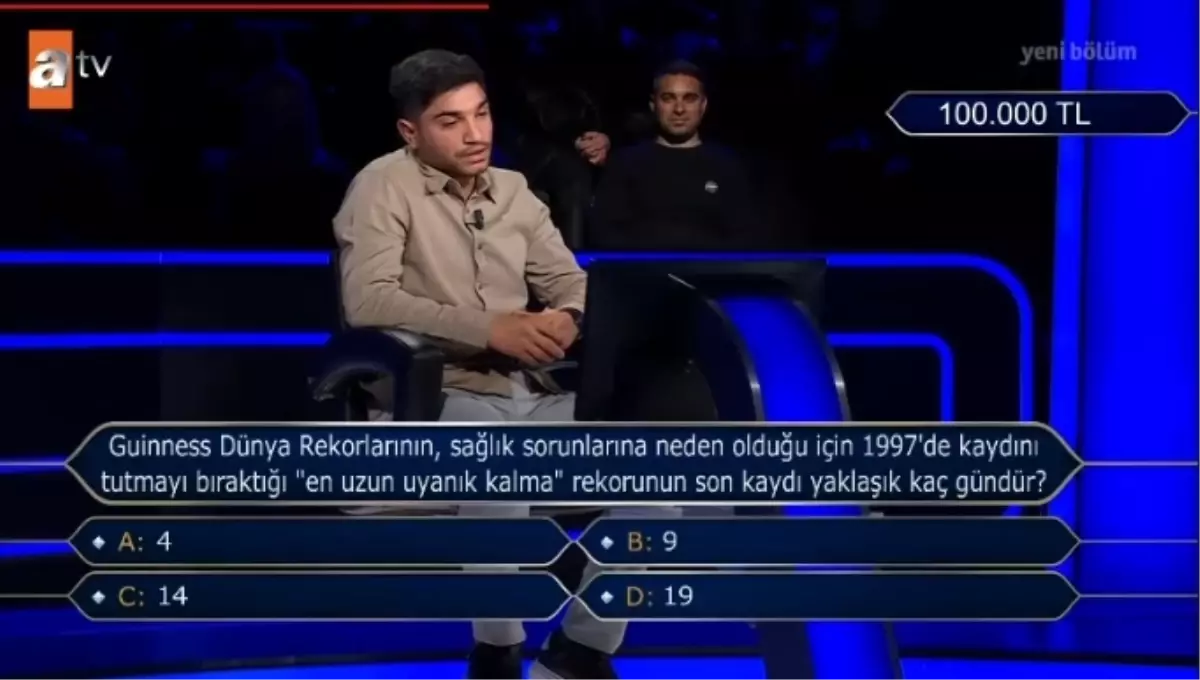 Guiness Dünya Rekorlarının sağlık sorunlarına neden olduğu için 1997'de kaydını sildiği tutmayı bıraktığı 'en uzun uyanık kalma' rekorunun son kaydı?