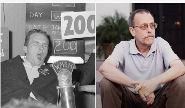 Guiness Dünya Rekorlarının sağlık sorunlarına neden olduğu için 1997'de kaydını sildiği tutmayı bıraktığı 'en uzun uyanık kalma' rekorunun son kaydı y