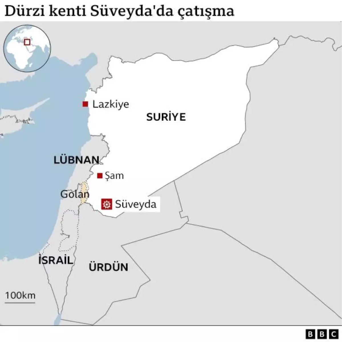 Süveyda'da Mezhep Çatışması: 15 Ölü