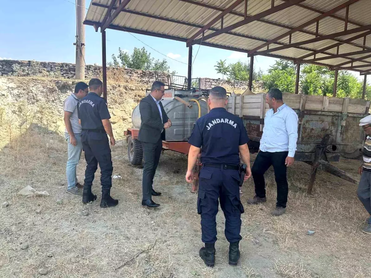 Kaymakam Halil Dalak Orman Yangınlarıyla Mücadele İçin Mahalleleri Ziyaret Etti