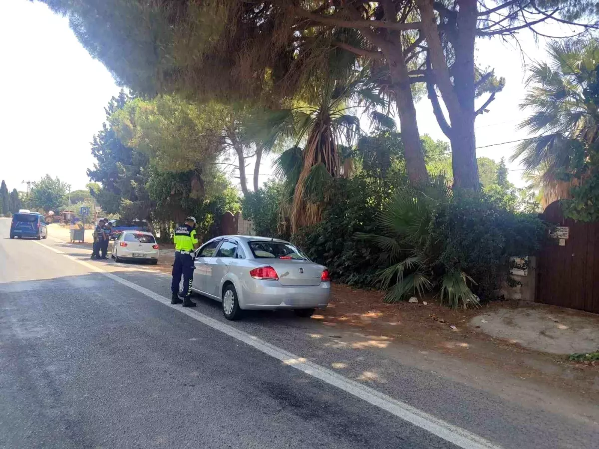 Didim'de Drone Destekli Trafik Denetiminde 28 Sürücüye Cezalar Kesildi