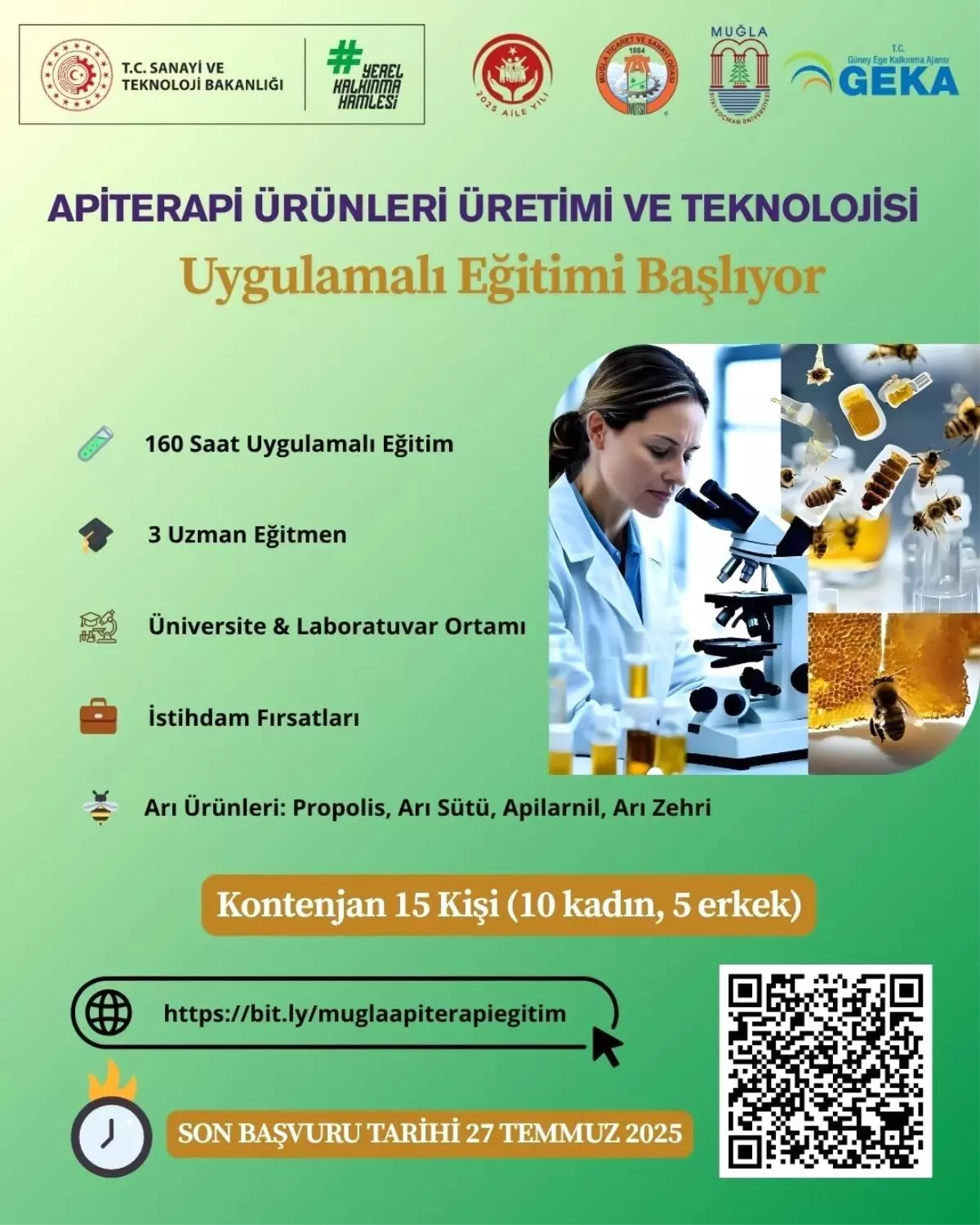 Apiterapi Eğitimi ile Gençlere ve Kadınlara Yeni Kariyer Fırsatı