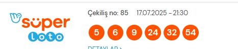 Süper Loto sonuçları açıklandı! 17 Temmuz Perşembe Süper Loto kazanan numaralar neler? Süper Loto sonuçlarına ne zaman, nereden bakılır?