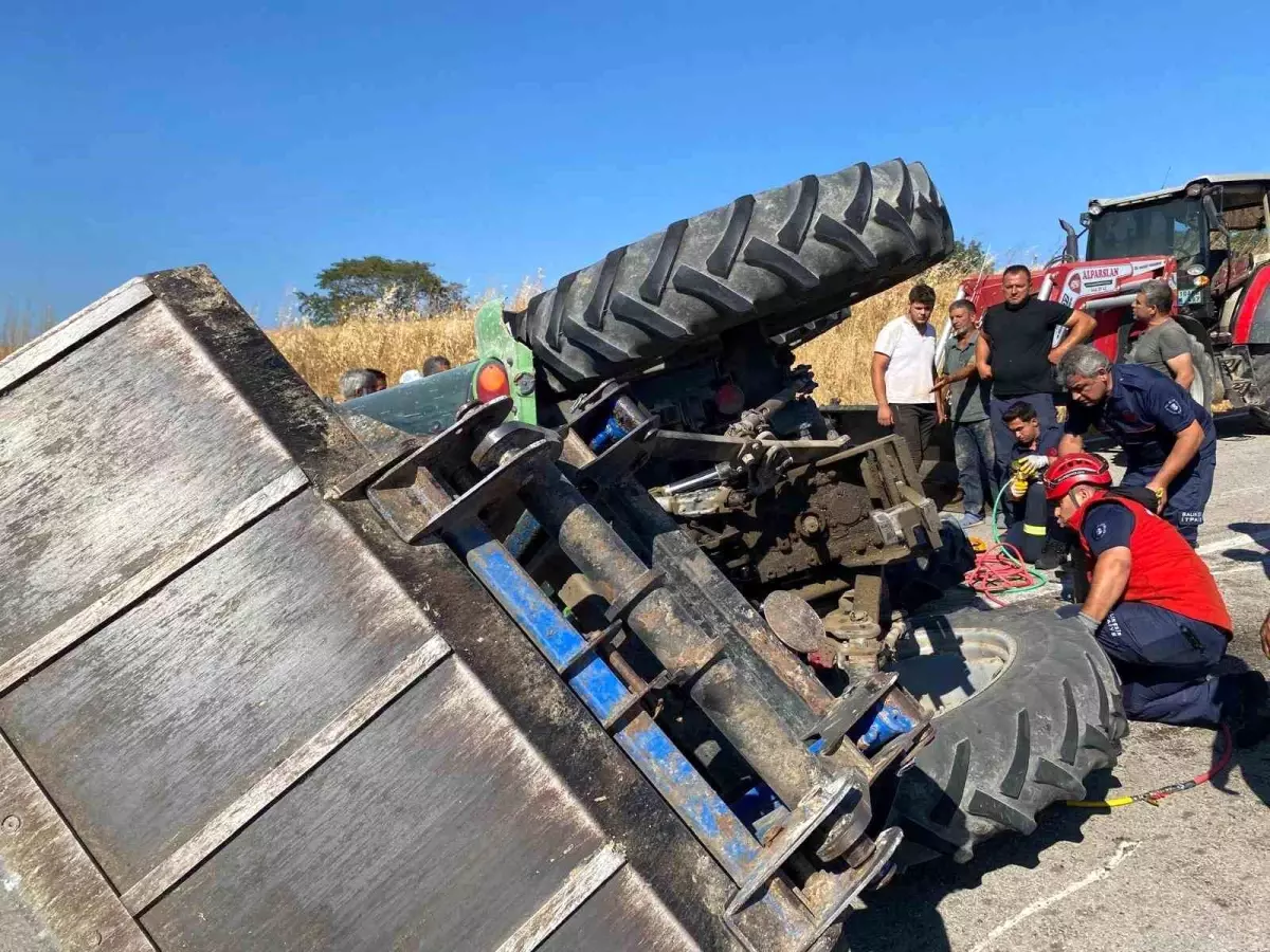 Balıkesir'de Traktör Kazası: 2 Ağır Yaralı