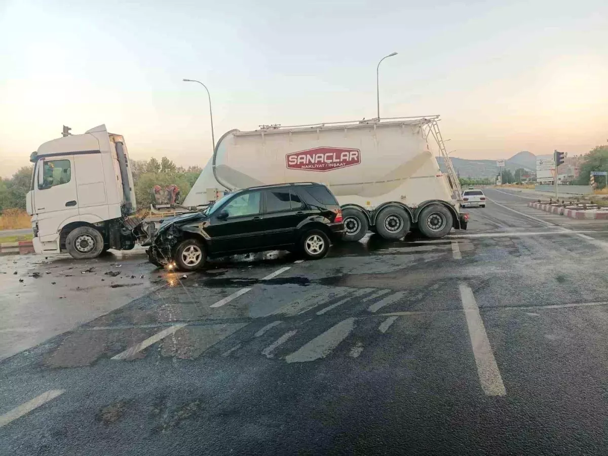 Tavşanlı'da Trafik Kazası: 1 Yaralı