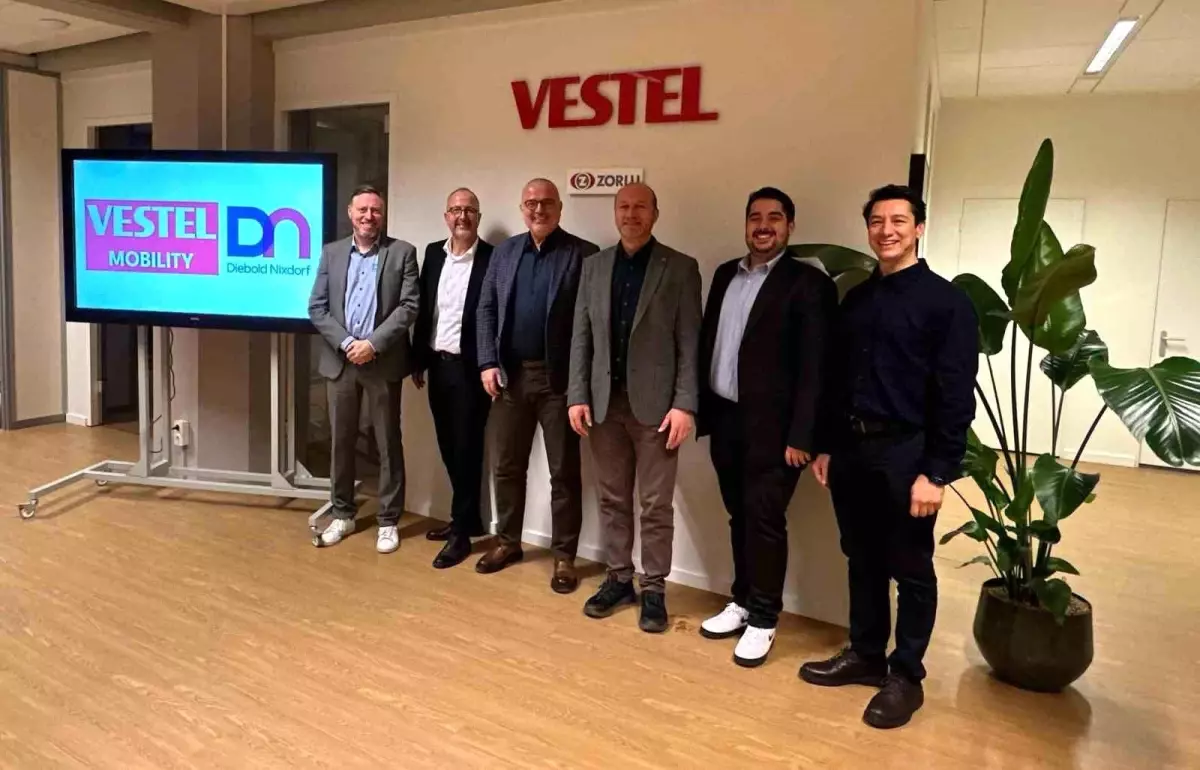 Vestel Mobilite ve Diebold Nixdorf'tan Elektrikli Araç Şarj Altyapısı İçin Stratejik Ortaklık